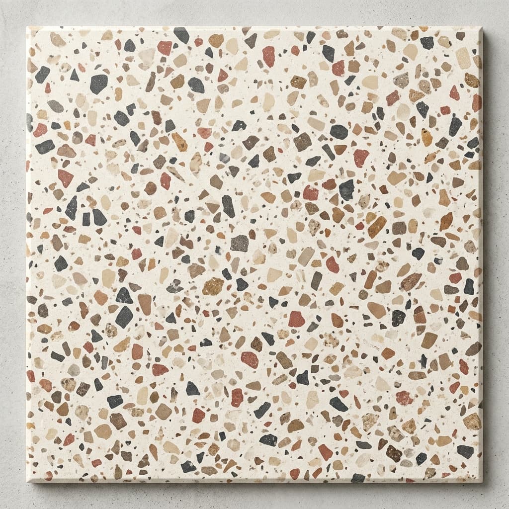 Terrazzo porcelain tile