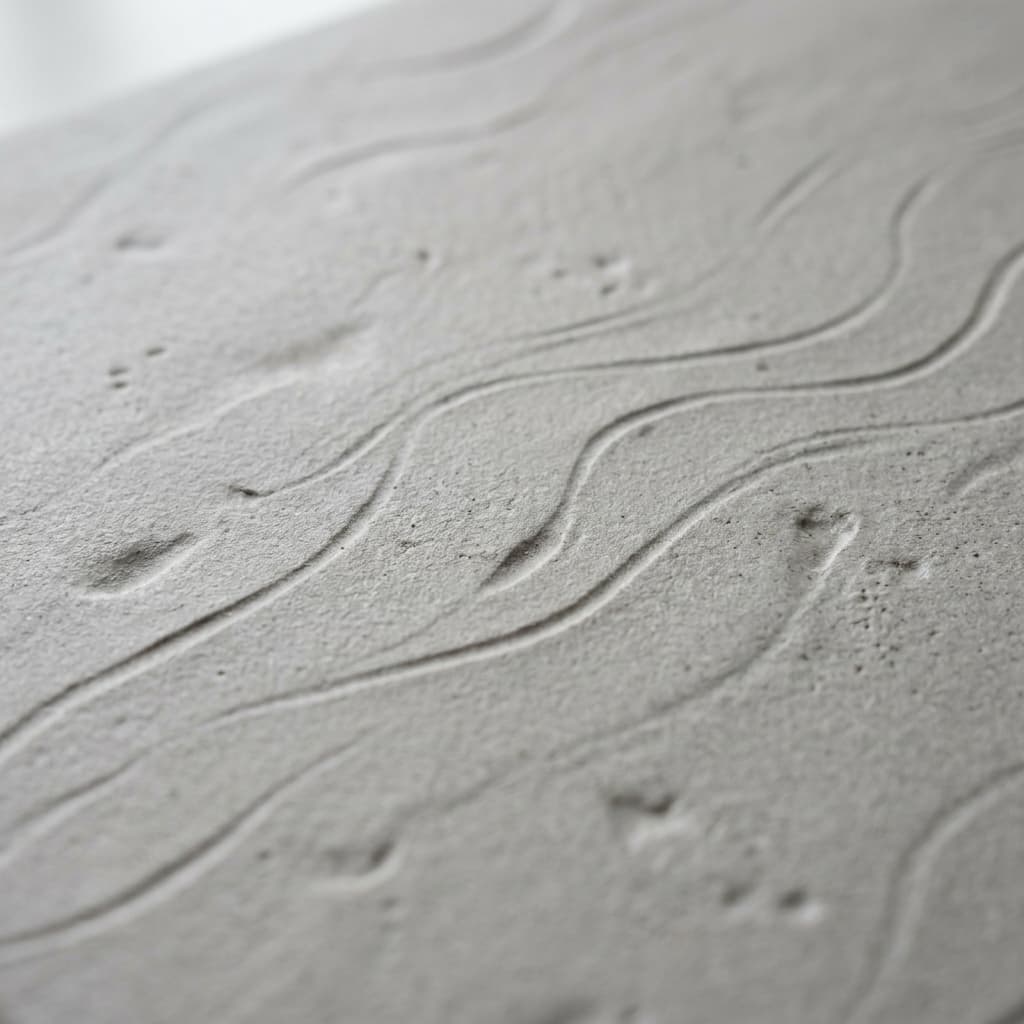 Carving porcelain tile surface
